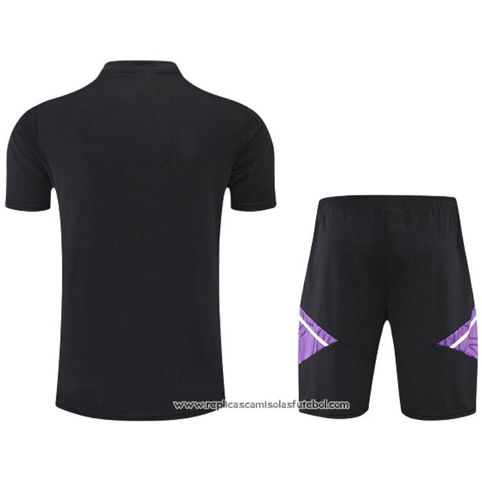 Fato de Treino
 Real Madrid 2022-2023 Manga Curta
 Preto
 y Purpura - Calcas Curta
